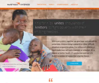 Knitforkids.org(Knit for Kids) Screenshot