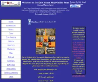 Knitknackshop.com(Knit Knack Shop's Online Store) Screenshot