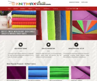 Knitmaxtshirt.com(Knitmax International) Screenshot