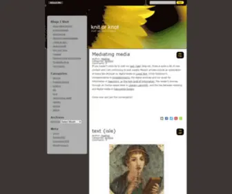 Knitorknot.net(Knit or knot) Screenshot