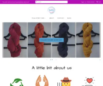 Knitpal.com(Collegiate color yarn & themed kits made in the US) Screenshot