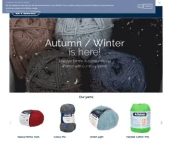 Knitpatons.com(Yarns for Knitting and Crochet Patterns) Screenshot
