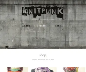 Knitpunk.net(Fiber art) Screenshot