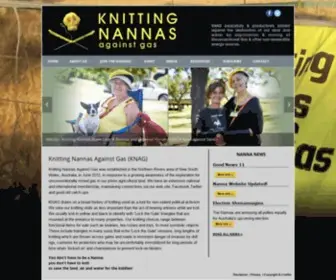 Knitting-Nannas.com(Knitting Nannas Against Gas) Screenshot