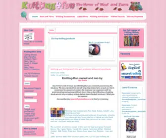 Knitting4Fun.com(Knitting4fun discount knitting wool and accessories) Screenshot