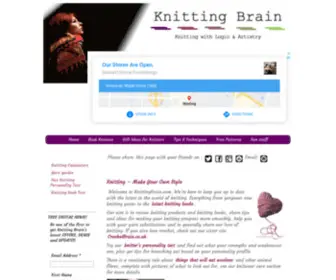 Knittingbrain.com(Knitting with logic and Artistry) Screenshot