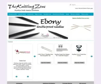 Knittingzone.com(The KnittingZone Inc) Screenshot