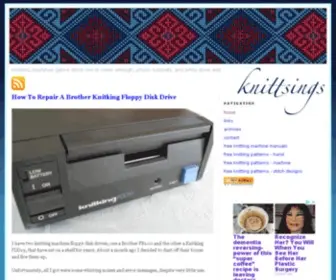 Knittsings.com(Knitting Machine) Screenshot