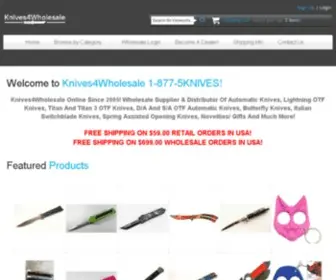 Knives4Wholesale.com(Wholesale Knives) Screenshot