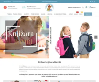 Knjizarabambi.com(Online knjižara Beograd) Screenshot