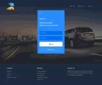 KNkcab.com(Get Rental cars at Lowest Price) Screenshot