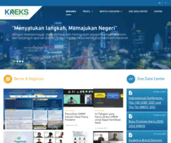 KNKS.go.id(Komite Nasional Ekonomi dan Keuangan Syariah) Screenshot