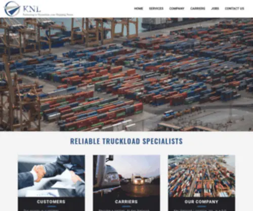 KNL02.com(PARTNERING TO STREAMLINE YOUR SHIPPING NEEDS) Screenshot