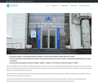 Knmu-EDU.com.ua(Kyiv Medical University of UAFM in Ukraine) Screenshot