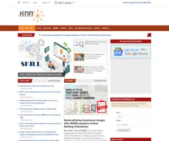 Knnindia.co.in(Knowledge and News Network (KNN)) Screenshot