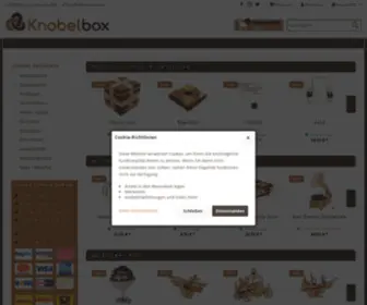 Knobelbox.com(Online-Shop für Knobelspiele) Screenshot