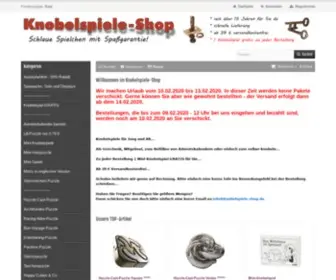 Knobelspiele-Shop.de(Willkommen im Knobelspiele) Screenshot