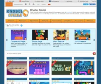 Knobelspiele.com(Kostenlose Online Knobelspiele) Screenshot