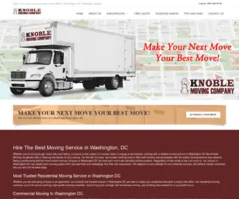 Knoblemoving.com(Washington DC Movers) Screenshot