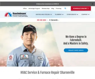 Knochelmann.com(HVAC Service & Repairs in Sharonville) Screenshot