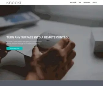 Knocki.com(Make Any Surface Smart) Screenshot