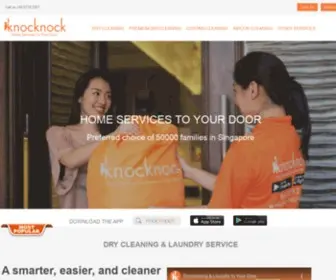 Knocknockapp.com(Home Services) Screenshot