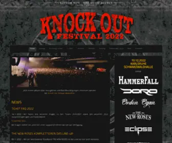 Knockout-Festival.de(16.12 Schwarzwaldhalle Karlsruhe) Screenshot