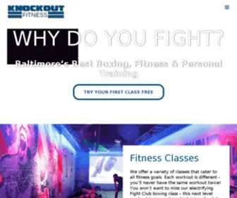 Knockoutfitnessmd.com(Knockout Fitness Maryland) Screenshot