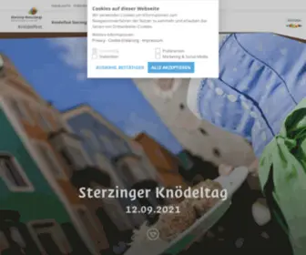 Knoedelfest-Sterzing.com(Das Sterzinger Knödelfest) Screenshot