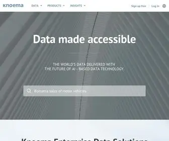 Knoema.com(One Platform for Data Discovery) Screenshot