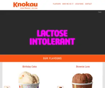 Knokau.com(Knokau Ice Cream Ltd) Screenshot