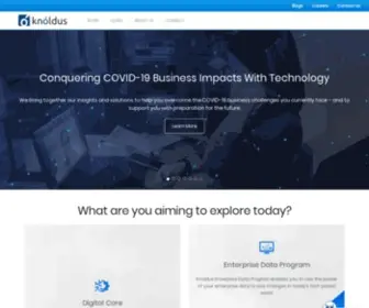 Knoldus.com(A company) Screenshot