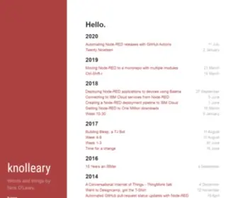 Knolleary.net(Knolleary) Screenshot