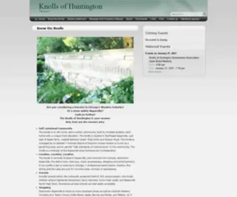 Knollsofhuntington.com(Know the Knolls) Screenshot