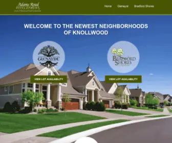 Knollwoodhomes.net(Knollwood Communities) Screenshot