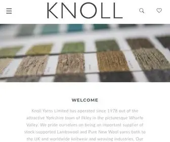 Knollyarns.com(Knoll Yarns) Screenshot