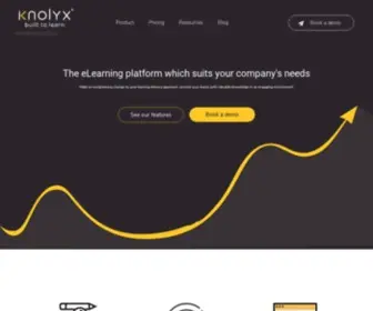 Knolyx.com(Make an enlightening change to your training delivery approach) Screenshot