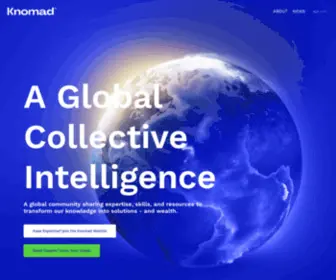 Knomad.io(Global Collective Intelligence) Screenshot