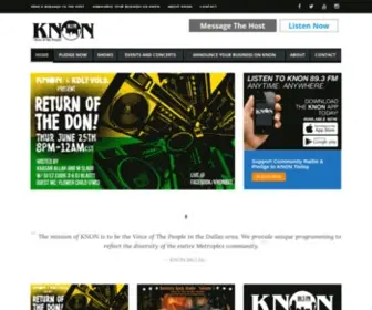 Knon.org(KNON 89.3fm) Screenshot