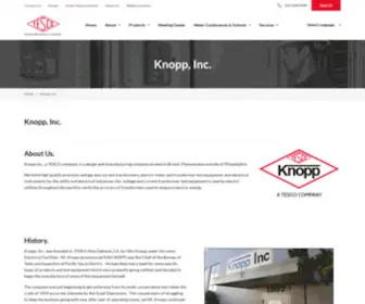 Knoppinc.com(Knopp Incorporated) Screenshot