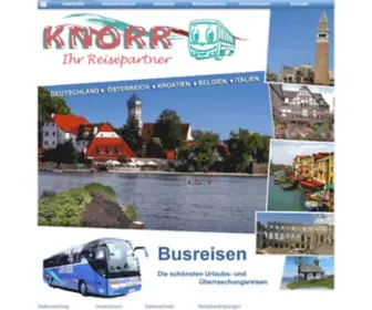 Knorr-Reisen.de(Knorr-Reisen Hayingen) Screenshot