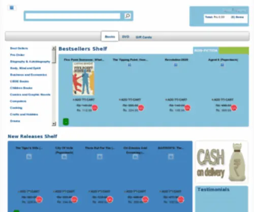Knoshelf.com(Buy Books Online) Screenshot
