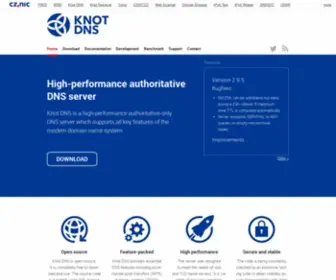 Knot-DNS.cz(Knot DNS) Screenshot