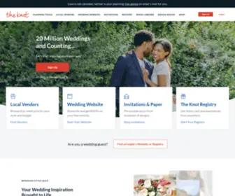 Knot.com(The Knot® Wedding Planning Website) Screenshot