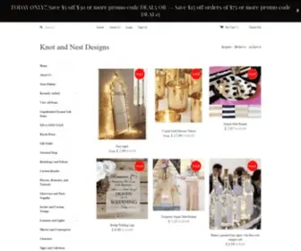 Knotandnestdesigns.com(Wedding Decorations) Screenshot
