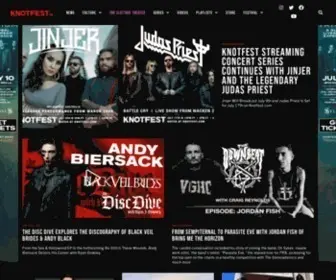 Knotfest.com(Premium Heavy Culture Content) Screenshot