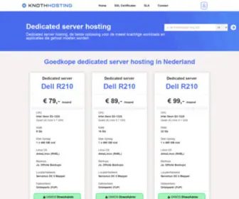 Knoth.nl(Knoth Hosting) Screenshot