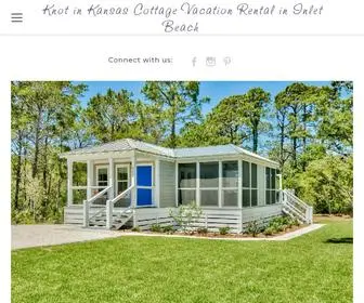Knotinkansas.com(Knot in Kansas Cottage Vacation Rental in Inlet Beach) Screenshot