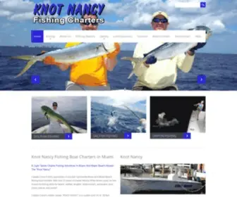 Knotnancy.com(Miami Fishing Charters) Screenshot