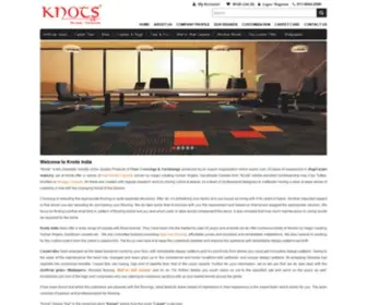 Knotsindia.com(Carpet manufacturers in India) Screenshot